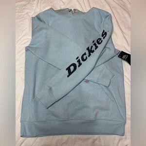 Dickies light blue sweatshirt with black dickies lettering